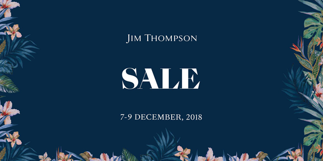JIM THOMPSON SALE 2018