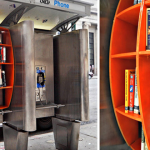 Phone booth library