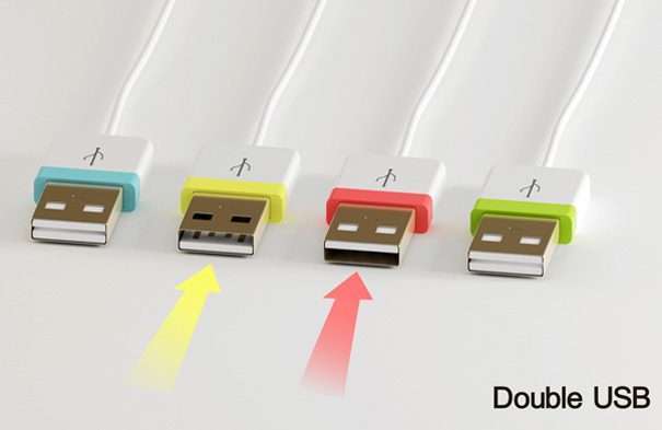 Double U USB Port