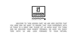 Hor Hidden Cafe
