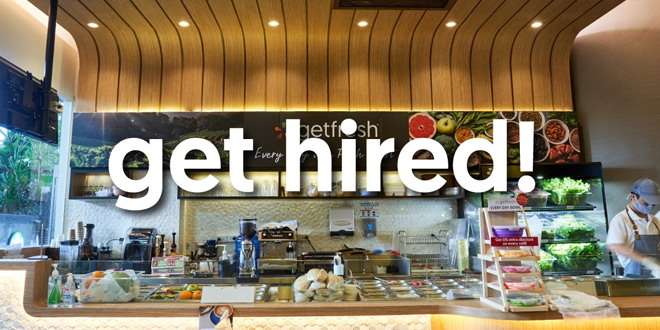 Getfresh รับสมัครพนักงานเสิร์ฟ / ครัว (PT) หลายอัตรา 60 บาท/ชม.